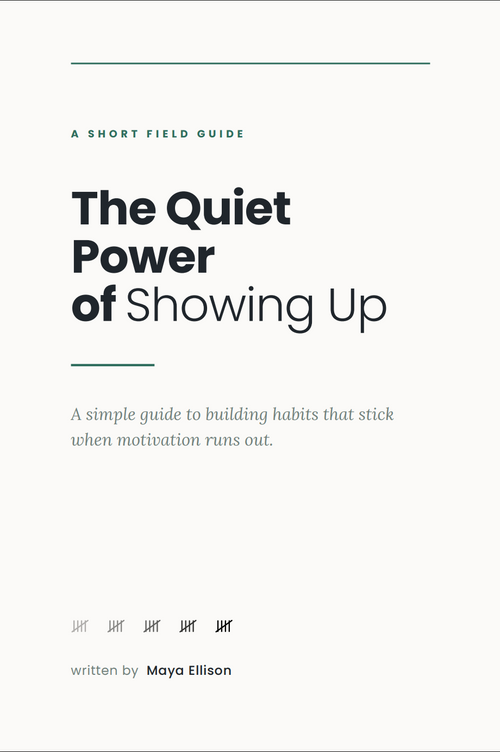 The Quiet Power of Showing Up (eBook)